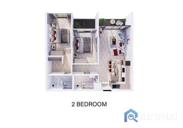 Кондо 2 сп. 90 кв.м. - фото 5