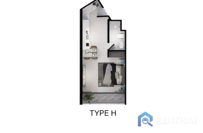 แปลนห้อง - Type H