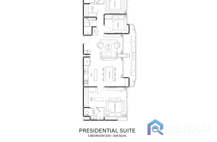 แปลนห้อง - Presidential