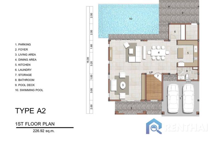 แปลนห้อง - Type A2-1