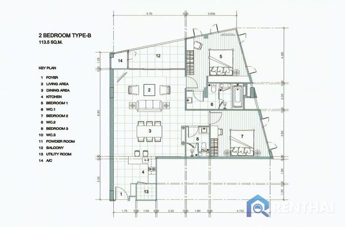 แปลนห้อง - Type-2