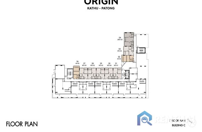 Планировка этажей - Building C. 1 Floor
