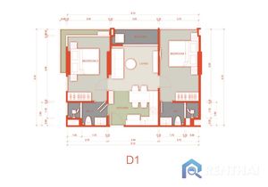 Кондо 2 сп. 59 кв.м. - фото 5