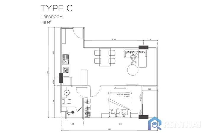 แปลนห้อง - Type-6