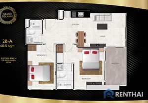 Condo 2 beds. 60 sq.m. - photo 4