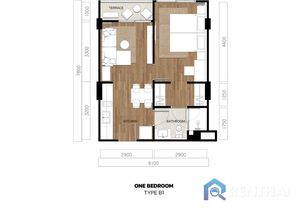 Condo 1 beds. 46 sq.m. - photo 5