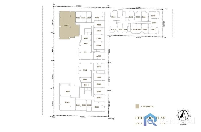 Floor Plans - 8TH-4BR