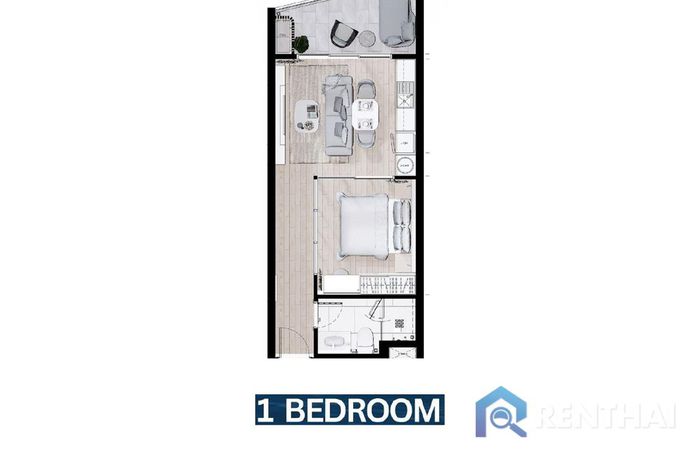 Планировка объектов - 1 Bedroom