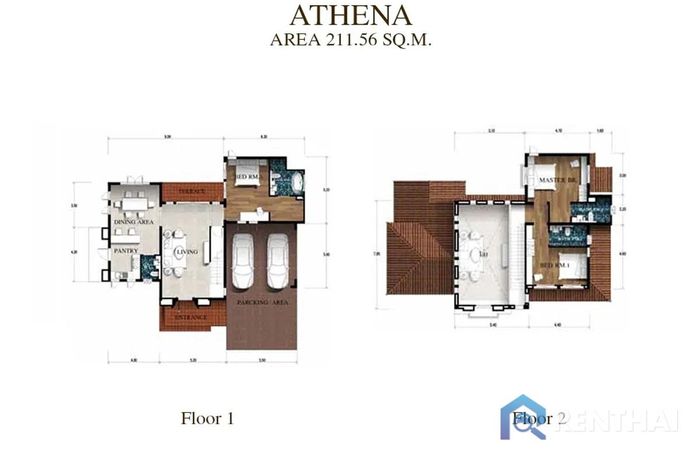 Планировка объектов - Athena