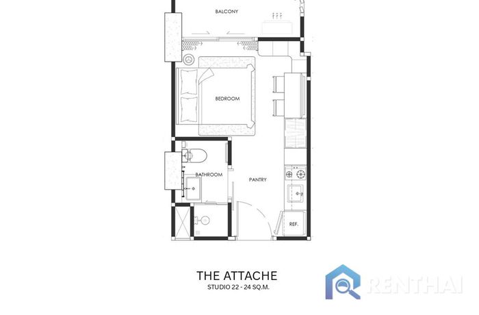 แปลนห้อง - Attache