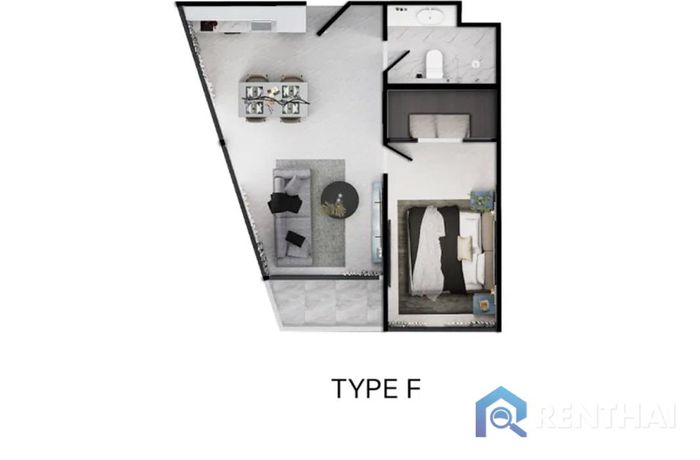 แปลนห้อง - Type F