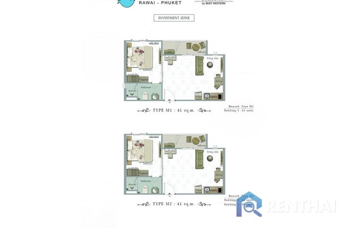 Планировка объектов - Type-1bed-2