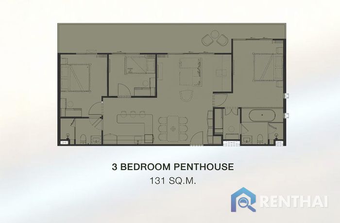 แปลนห้อง - Penthouse