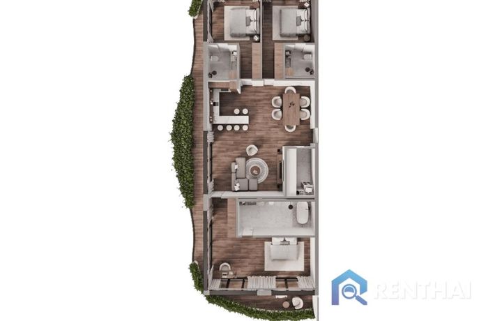 Планировка объектов - 3beds