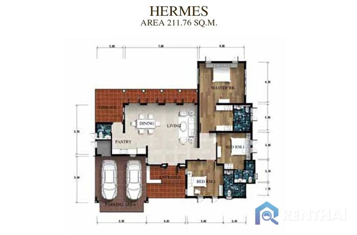 แปลนห้อง - Hermes