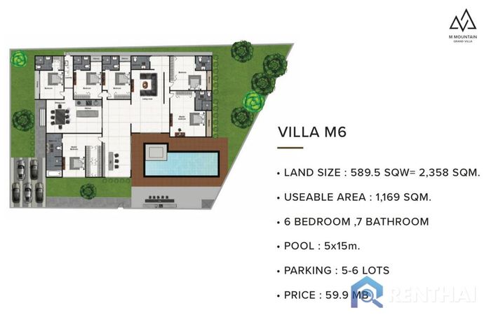 Планировка объектов - Villa M6