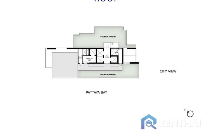 แบบแปลนชั้น - Roof