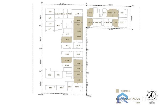 แบบแปลนชั้น - 1st-1br