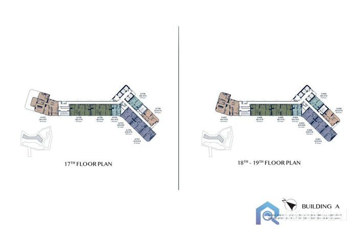 Планировка этажей - A17-19