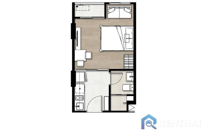 Планировка объектов - Studio 25 sq.m.