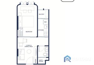 Condo 1 beds. 32 sq.m. - photo 5