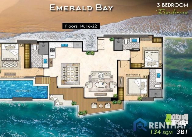 Condo 3 beds. 134 sq.m. - photo 1