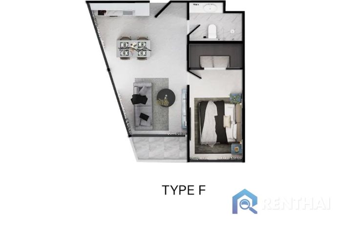 แปลนห้อง - Type F