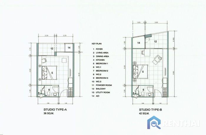 แปลนห้อง - Type-1