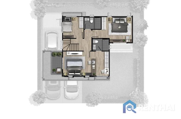 แปลนห้อง - Type A (Floor 2)