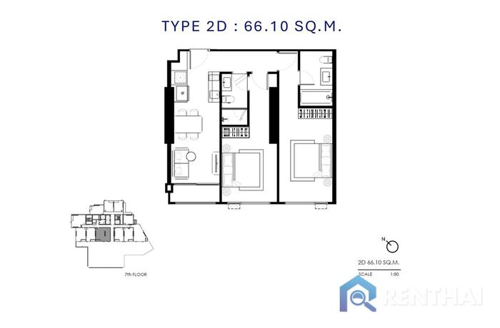 แปลนห้อง - Type-2D