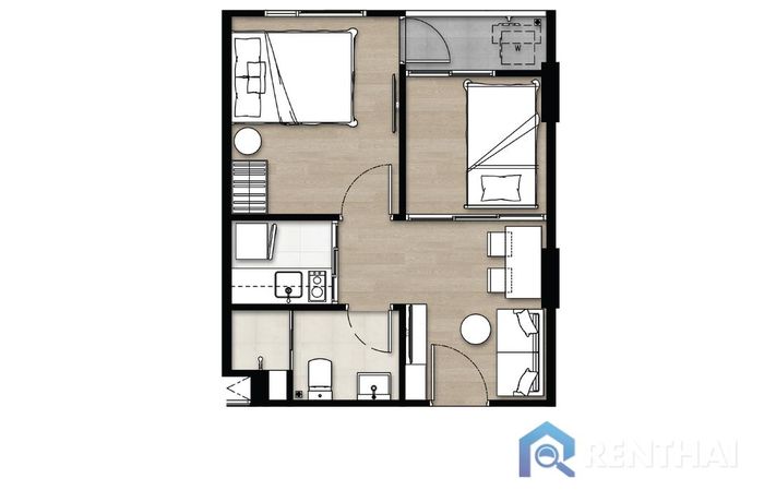 Планировка объектов - Master suite 34 sq.m.