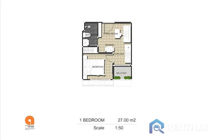 Планировка объектов - 1 Bedroom