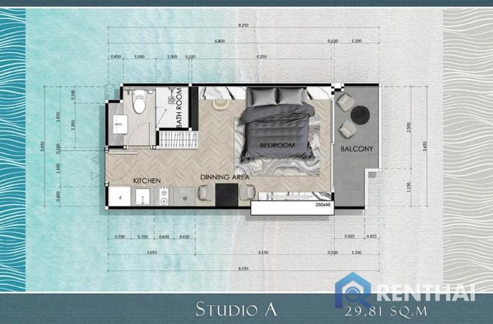 แปลนห้อง - Studio-A