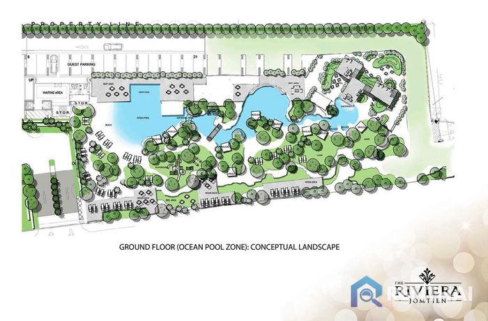 แผนผังโครงการ - Pool Zone
