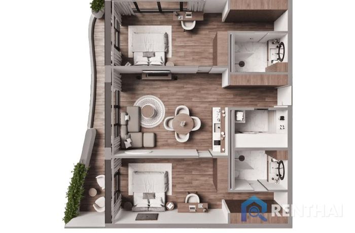 Планировка объектов - 2beds
