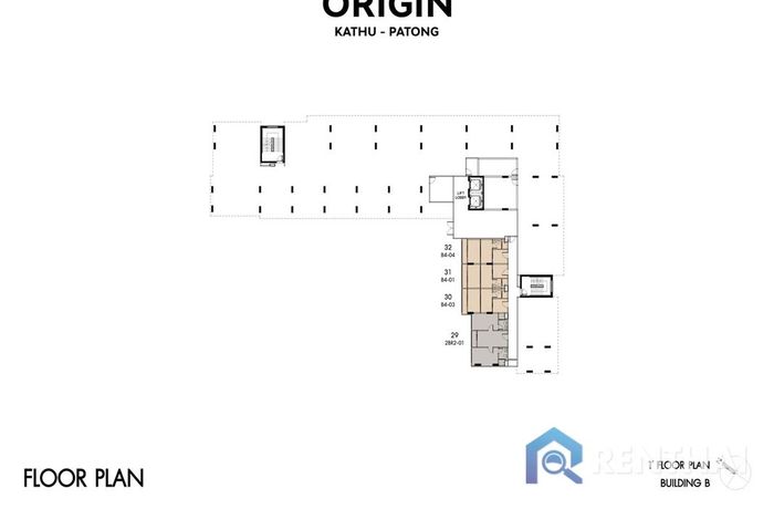 Планировка этажей - Building B. 1 Floor