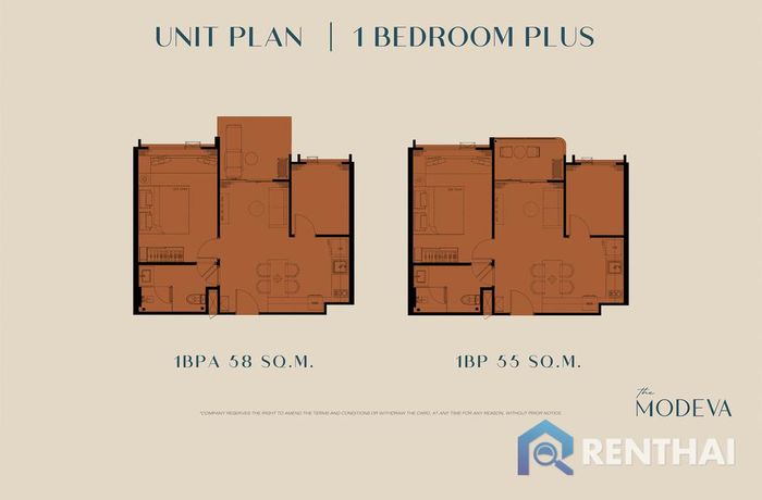 Unit Plans - 1 bed-55-58