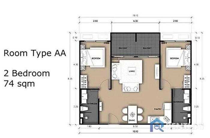 แปลนห้อง - Type-6