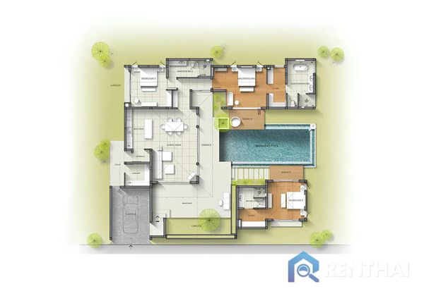 Вилла 3 сп. 223 кв.м. - фото 4