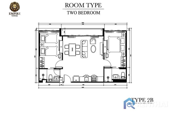 Планировка объектов - 2 Bedroom