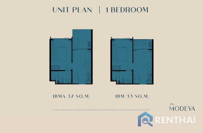 Планировка объектов - 1 bed-33-37