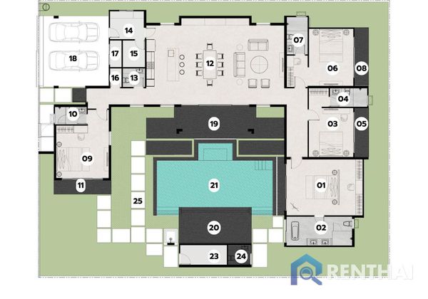 Вилла 4 сп. 495 кв.м. - фото 5