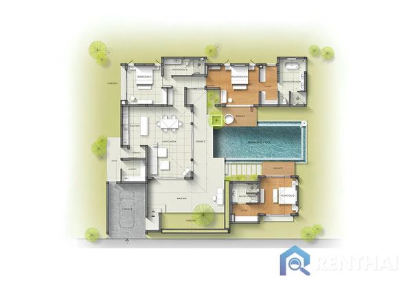 วิลล่า 3 นอน 223 ตรม. - รูปภาพ 4