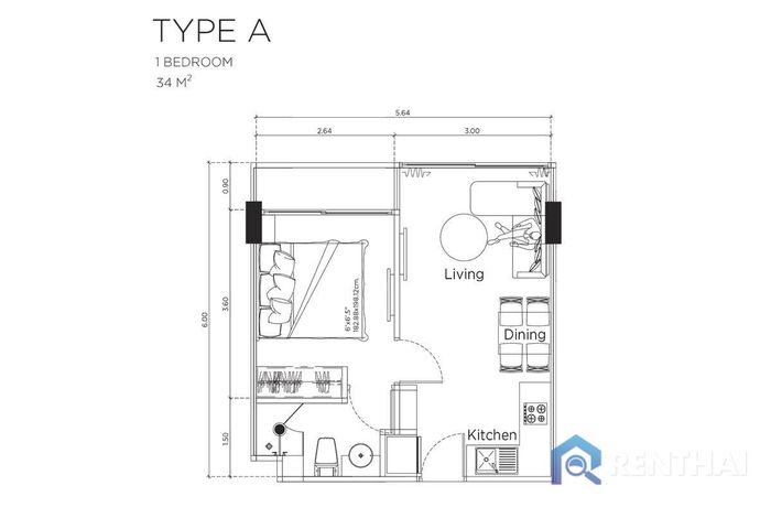แปลนห้อง - Type-2