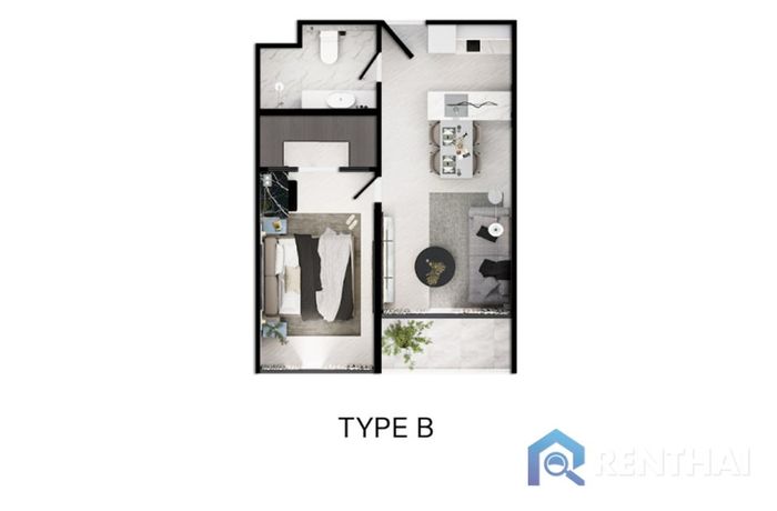 แปลนห้อง - Type B