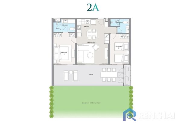Кондо 2 сп. 100 кв.м. - фото 5