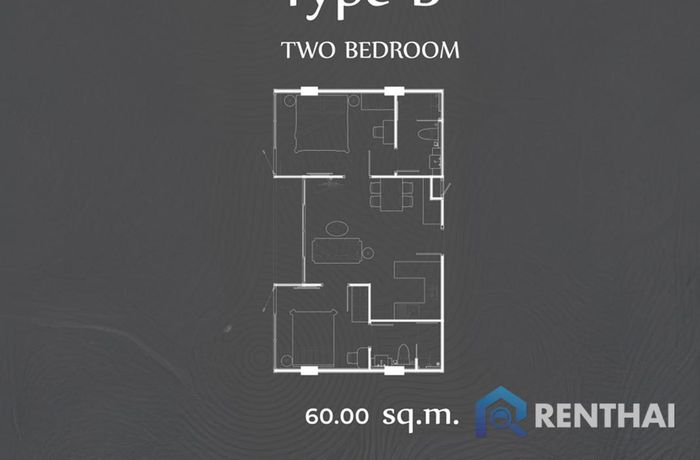 แปลนห้อง - 1 Bedroom