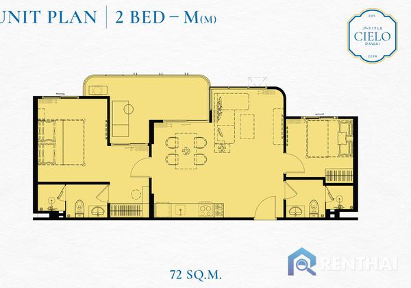 Condo 2 beds. 76 sq.m. - photo 5