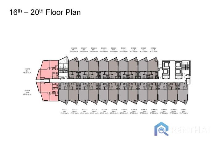 แบบแปลนชั้น - 16th-20th