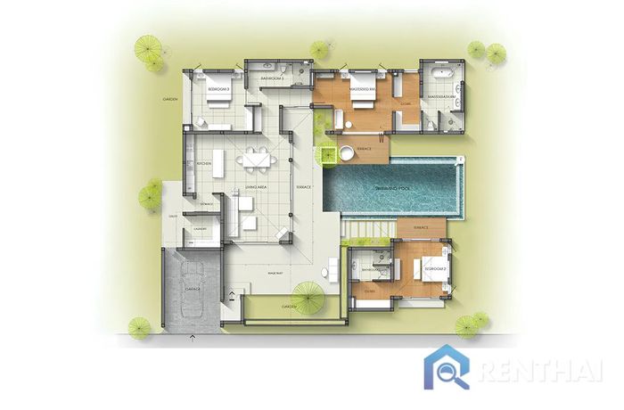 Unit Plans - 3 Bedrooms